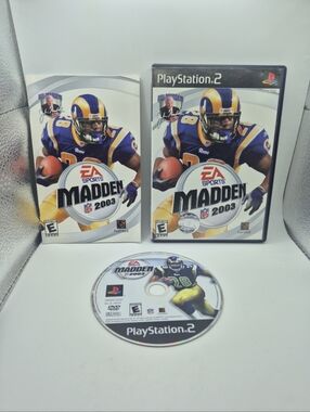 Madden NFL 2003 PS2 (Sony PlayStation 2, EA Sports, 2002) - CIB
